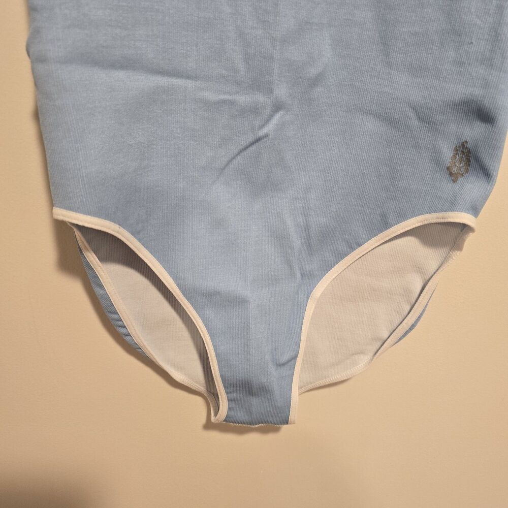 Free People FP Movement Power Play Bodysuit Baby Blue Size M/L Athletic Sporty - Picture 5 of 13